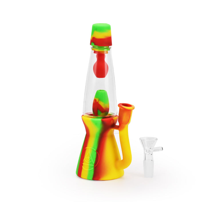 Ritual - 7.5'' Silicone Lava Lamp - Rasta - Headshop.com