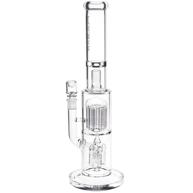 Pulsar Double Chamber Rocket Perc Chugger Glass Water Pipe - 15.25" / 14mm F
