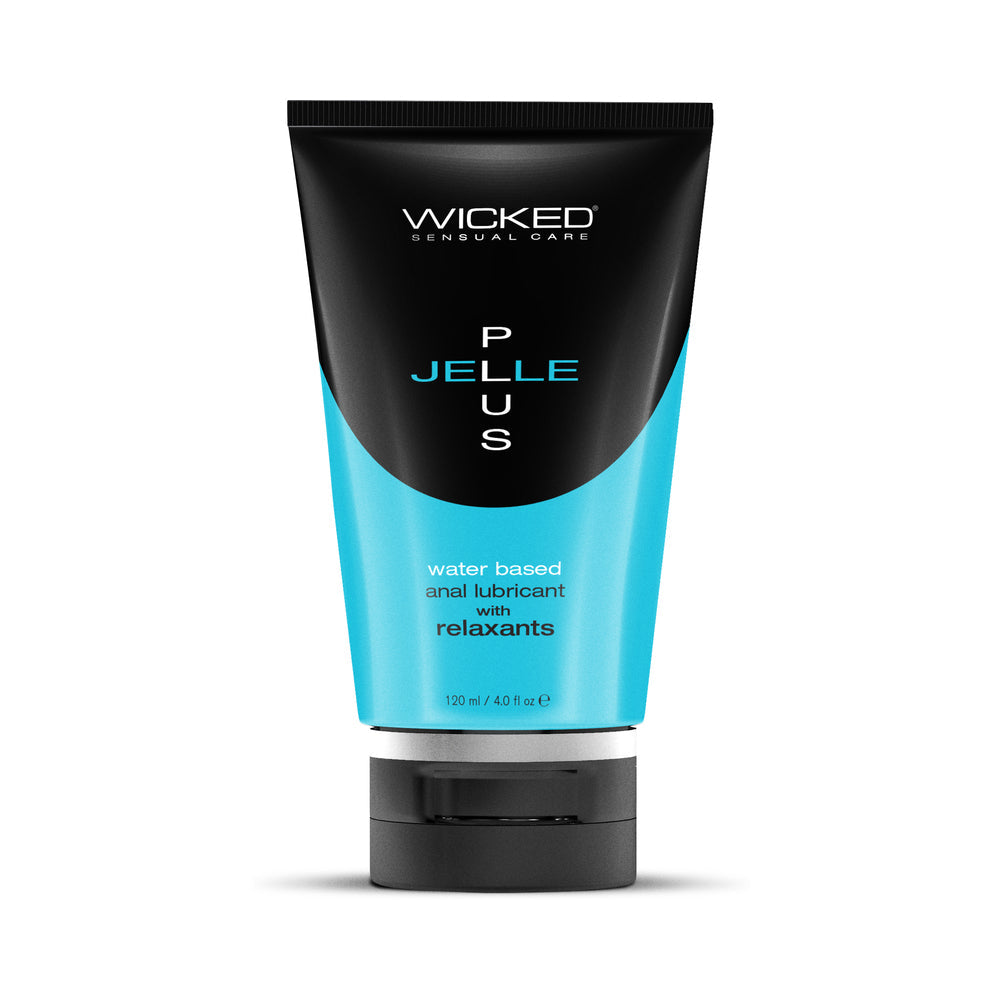 Wicked Jelle Plus Anal Lubricant with Relaxants 4 oz. - Headshop.com