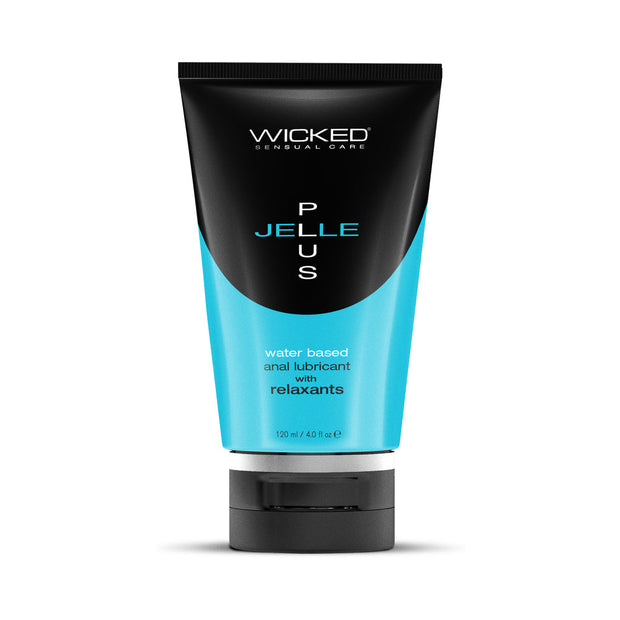 Wicked Jelle Plus Anal Lubricant with Relaxants 4 oz. - Headshop.com