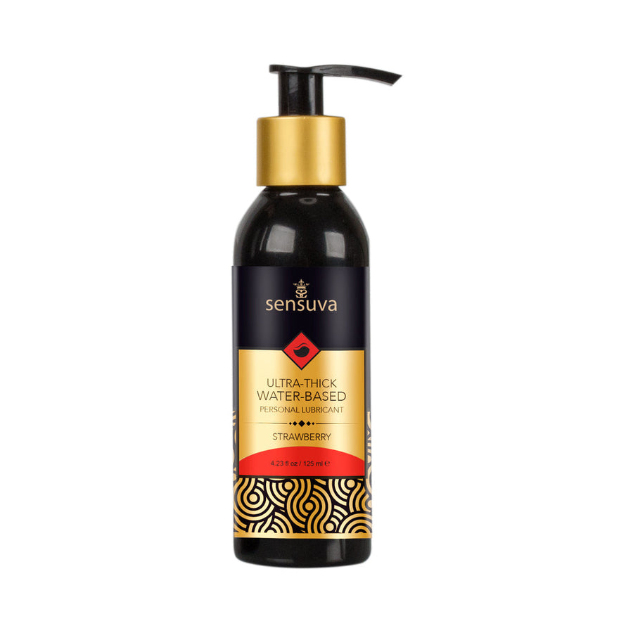 Sensuva Ultra-Thick Water-Based Personal Moisturizer Strawberry 4 oz. - Headshop.com