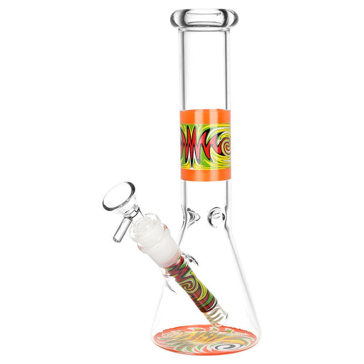 Vacillating Vibe Beaker Water Pipe - 9.75" / Colors Vary - Headshop.com