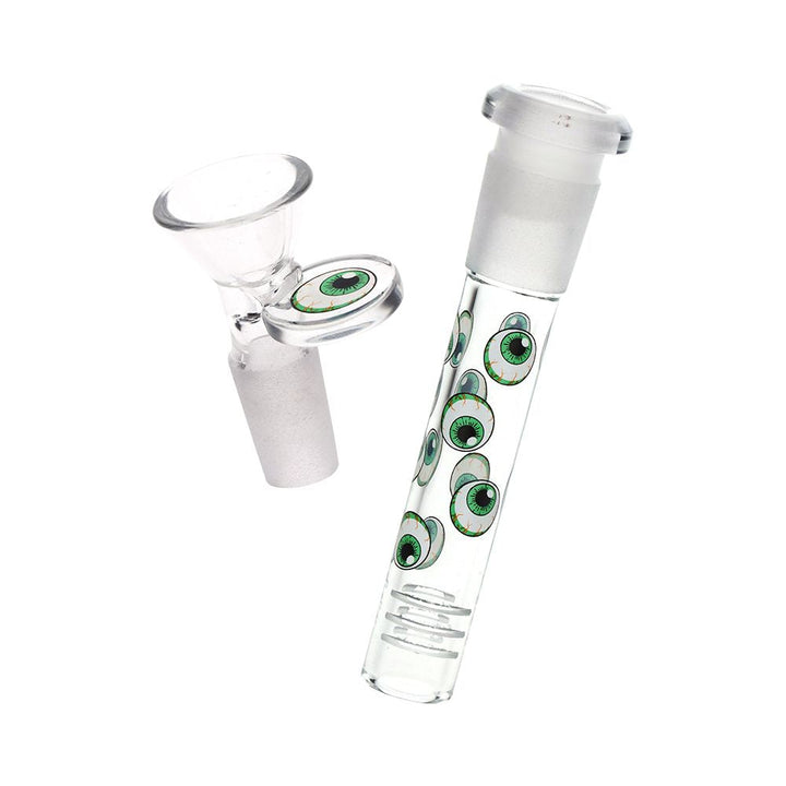 Pulsar Scary Kitty Beaker Glass Water Pipe - 8.5" / 14mm F