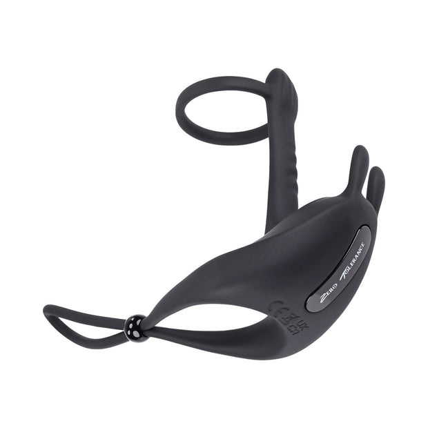 Zero Tolerance Saddle Up Rechargeable Vibrating C-Ring & Girth Enhancer Silicone Black - Headshop.com
