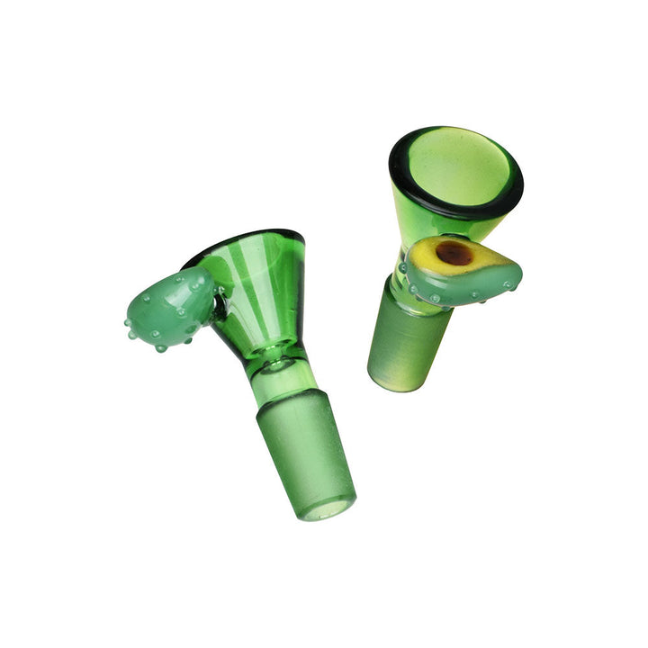 Pulsar Fruit Series Avocado Gold Herb Pipe Glow Duo - 10" / 14mm F - Headshop.com