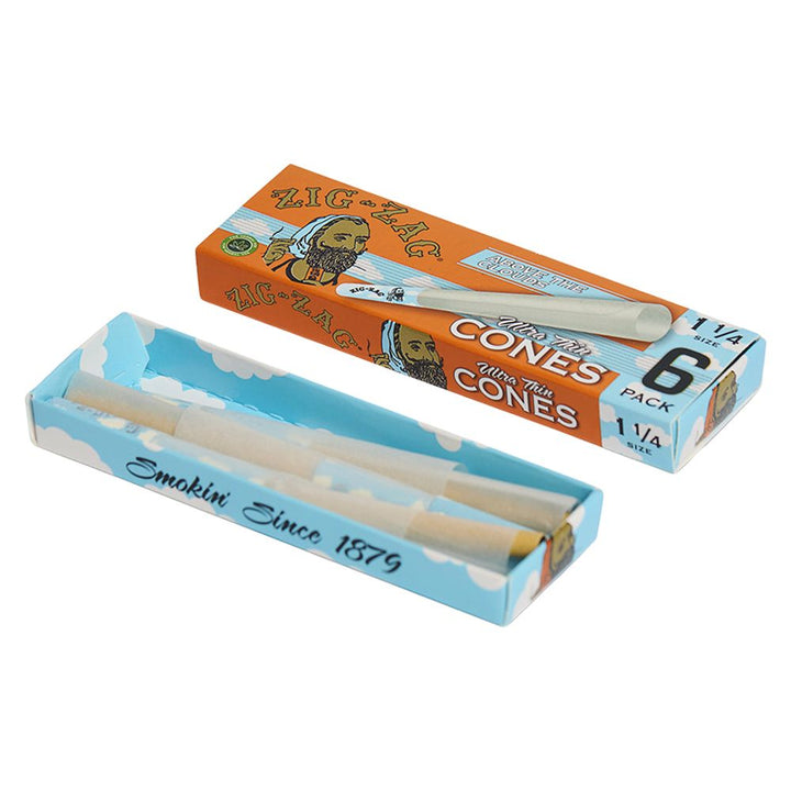 Zig Zag Above The Clouds LE Ultra Thin Pre-Rolled Cones - 6pc - Headshop.com