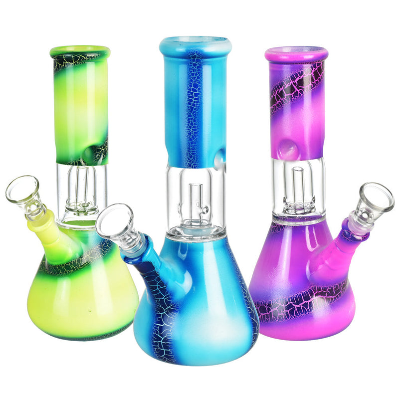Lava Ombre Beaker Water Pipe - 8"/14mm F/Clrs Vry - Headshop.com
