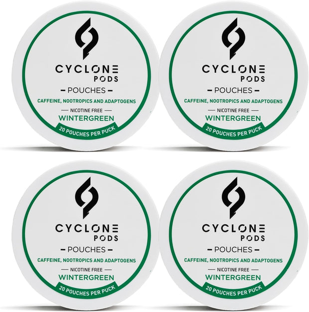 Wintergreen Focus Pouches — 4-Pack