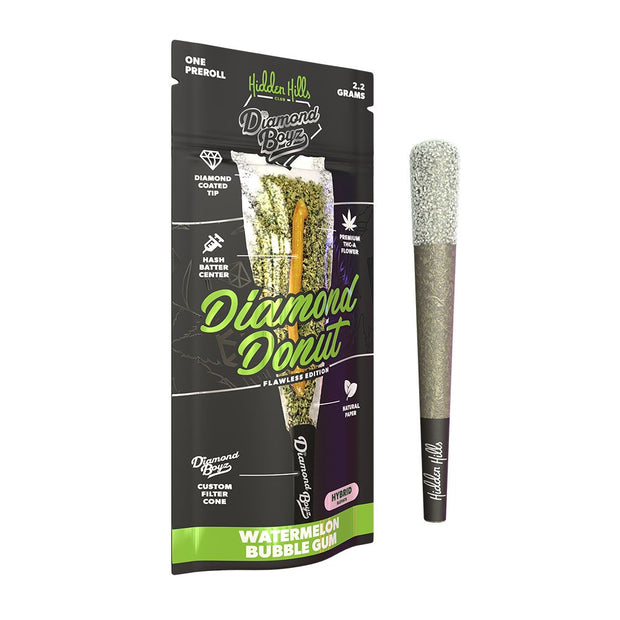 Hidden Hills x Diamond Boys THCA Diamond Donut Pre-Roll | 2.2g | 10ct Display
