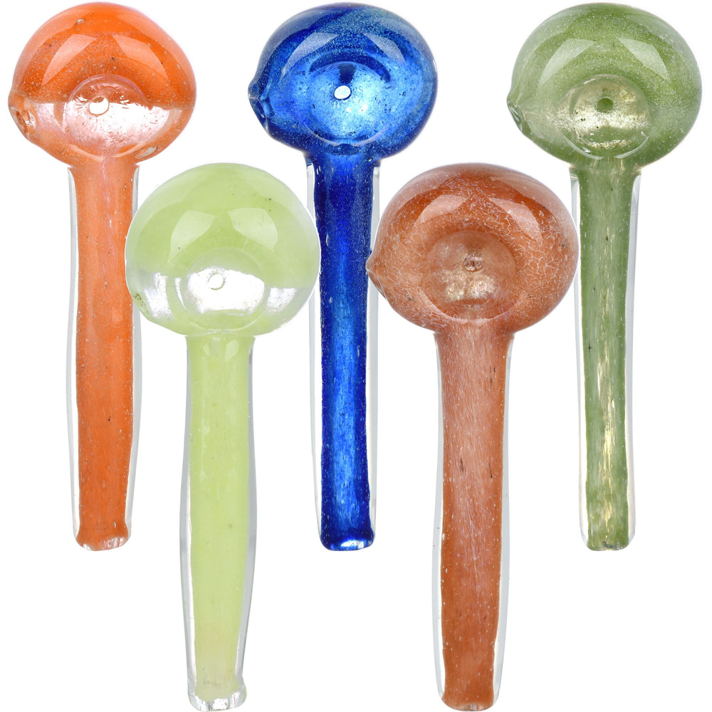 Simply Stated Skinny Handle Hand Pipe - 4" / Colors Vary - Headshop.com