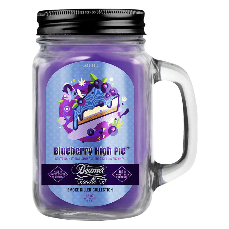 Beamer Candle Co. Mason Jar Candle | Blueberry High Pie - Headshop.com