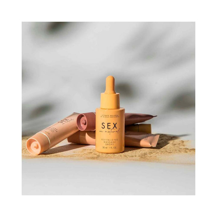 Bijoux Indiscrets Sex au Naturel Revitalizing Massage Drops 1 oz. - Headshop.com