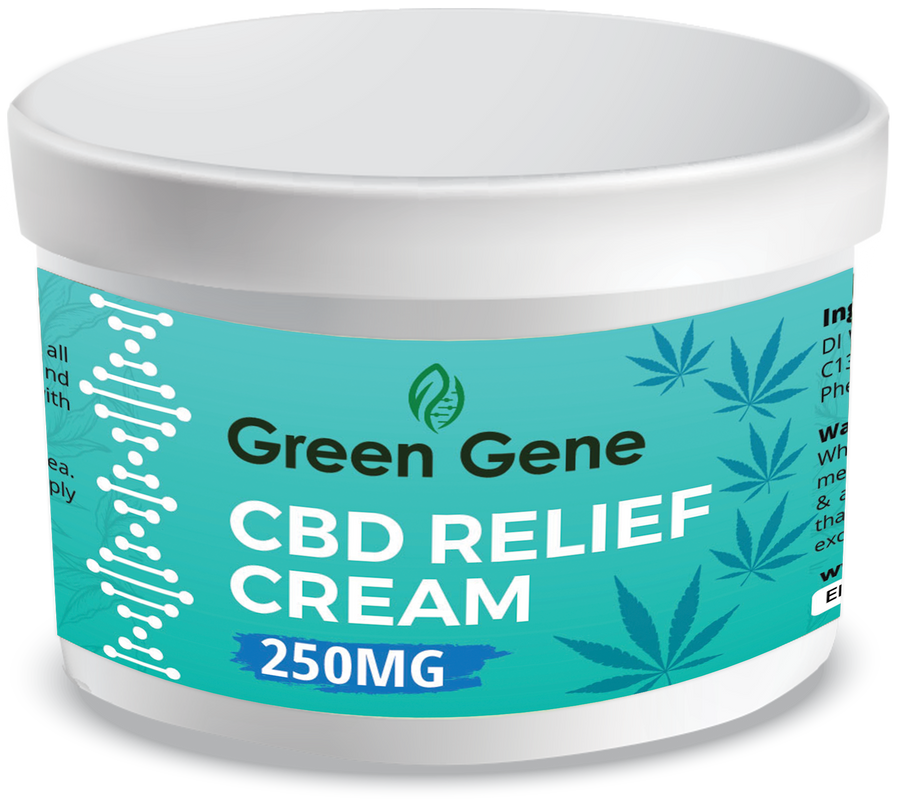 Greene Gene CBD Muscle & Joint Pain Relief Cream (250MG-3000MG) - Headshop.com