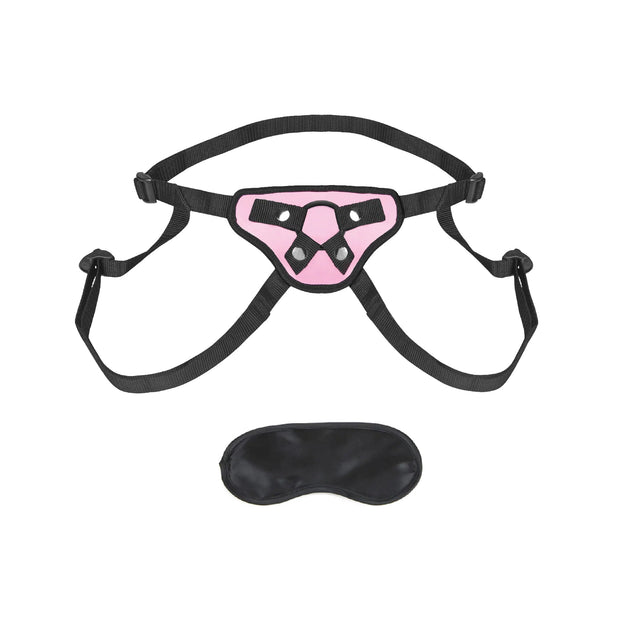 Lux Fetish Pretty in Pink Strap-On Harness - Headshop.com
