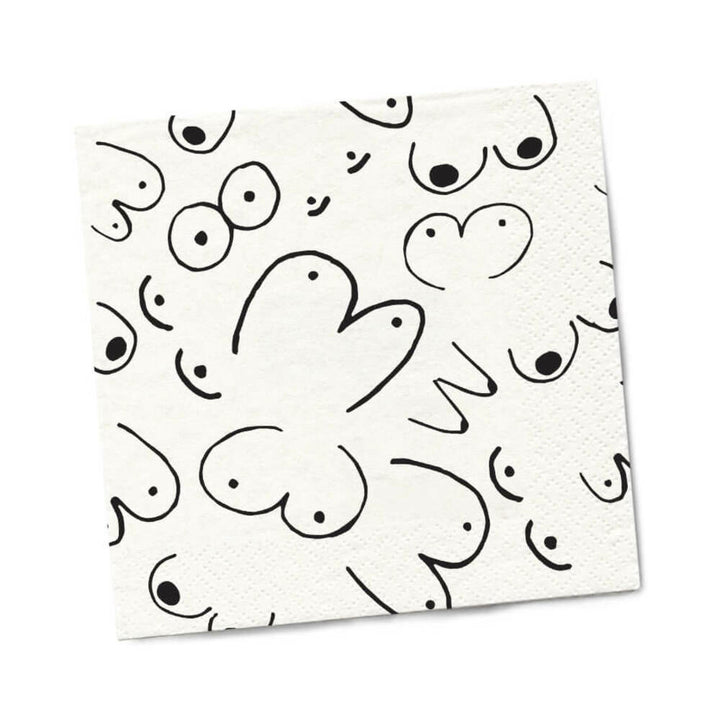 Twisted Wares Boobs Napkins 20-Pack - Headshop.com