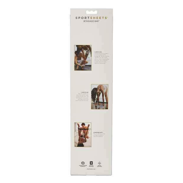 Sportsheets Adjustable Bondage Bar Black - Headshop.com