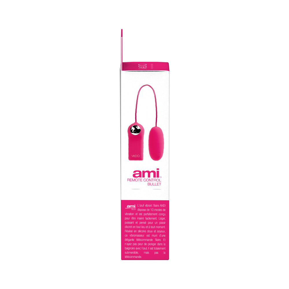 Vedo Ami Remote Control Bullet  Foxy Pink - Headshop.com