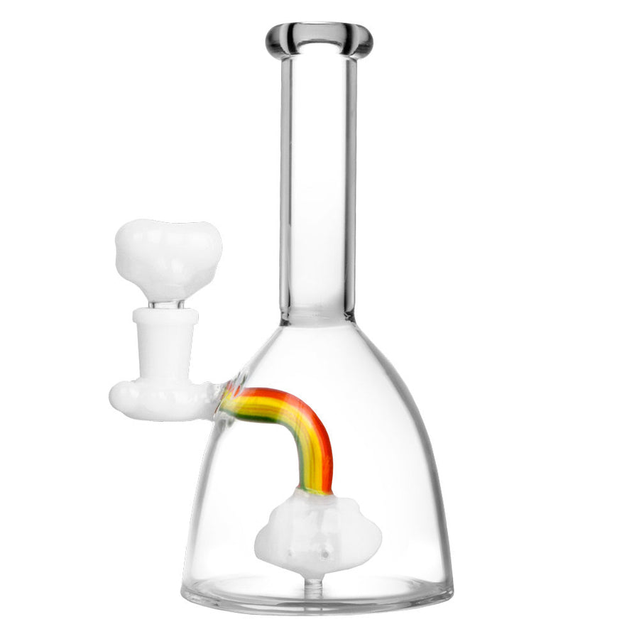 Rainbow Cloud Water Pipe - 7.25" / 14mm F - Headshop.com