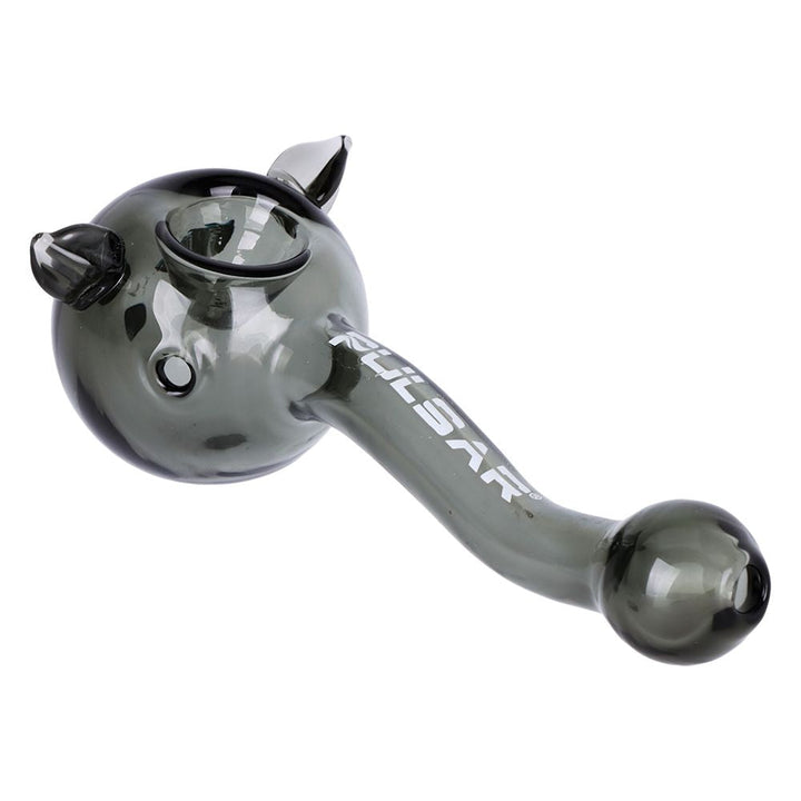 Pulsar Black Cat Glass Hand Pipe - 5" 3ct