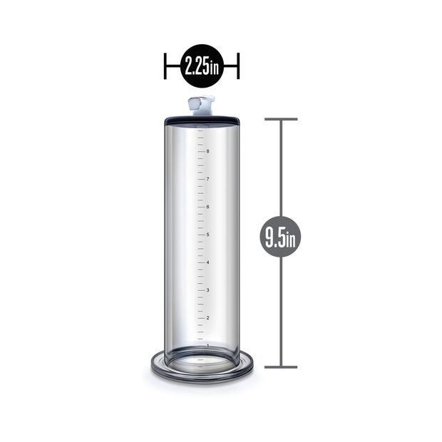 Performance 9in x 2.25in Penis Pump Cylinder Clear - Headshop.com