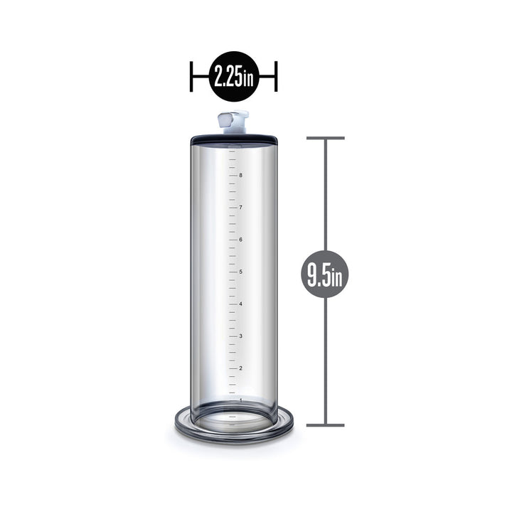 Performance 9in x 2.25in Penis Pump Cylinder Clear - Headshop.com