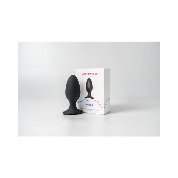 Lovense Hush 2 Bluetooth Remote-Controlled Vibrating Butt Plug L 2.25 in. - Headshop.com