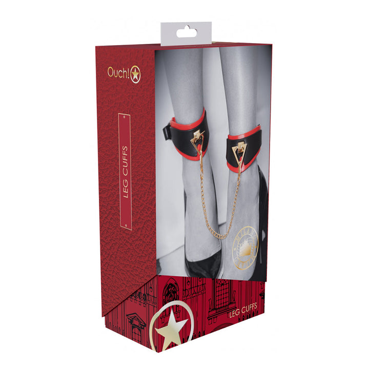 Ouch! International Milan Collection Leg Cuffs - Headshop.com