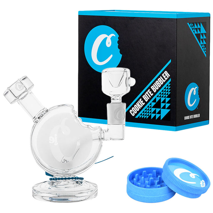 Cookies Bite Glass Bubbler - 5.75" / 14mm F - Headshop.com