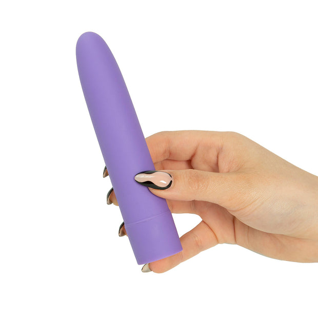 Simple & True Eezy Pleezy Classic Vibrator 5.5 in. Purple - Headshop.com