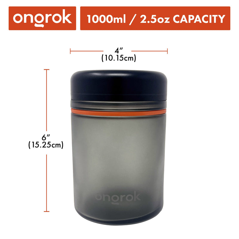 Ongrok 1000ml Child Resistant Storage Jar, 1 pack - Headshop.com