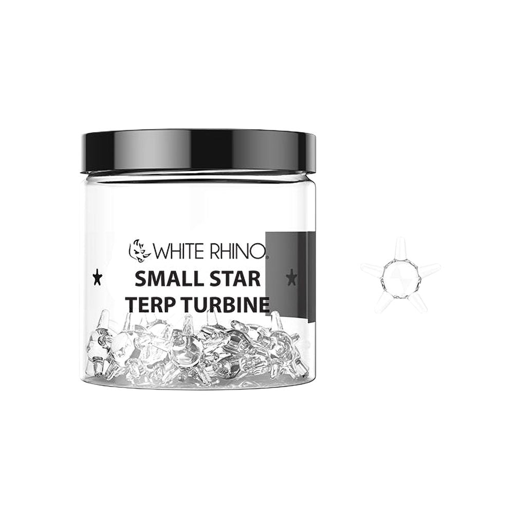 White Rhino Terp Turbine Stars | 25ct Jar - Headshop.com