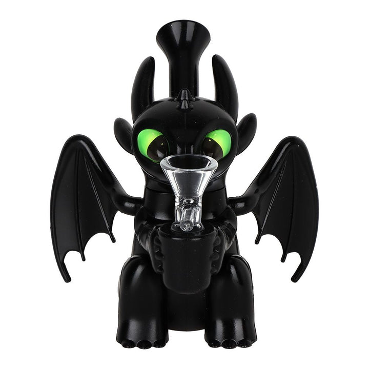 Baby Dragon Silicone Water Pipe w Glass Bowl - 5.25" / 14mm F