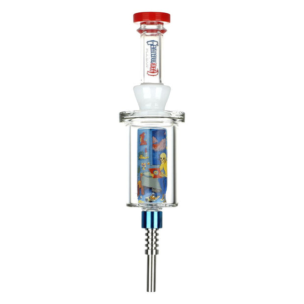 Grateful Dead x Pulsar Inside Print Vapor Vessel & SYF Dab Dish - 9.25" / Deadhead Dorm - Headshop.com