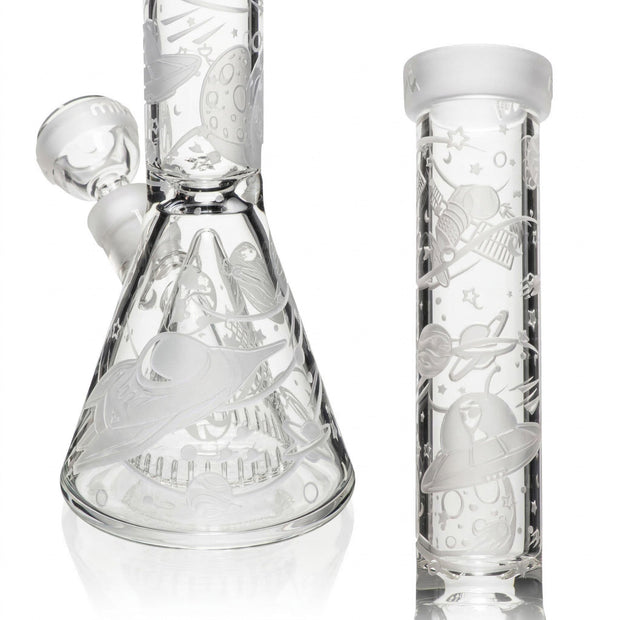 Space Odyssey in 3D Glass Water Pipe