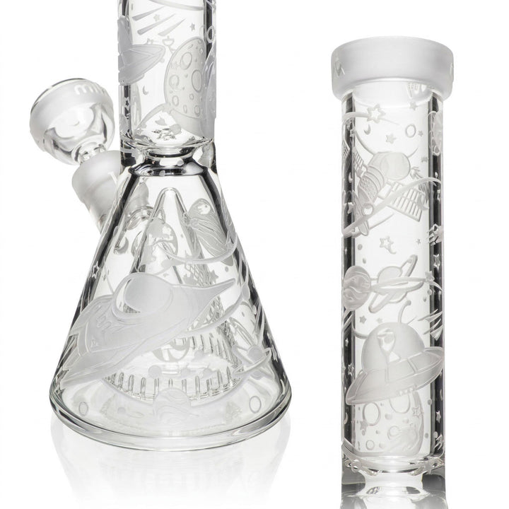 Space Odyssey in 3D Glass Water Pipe