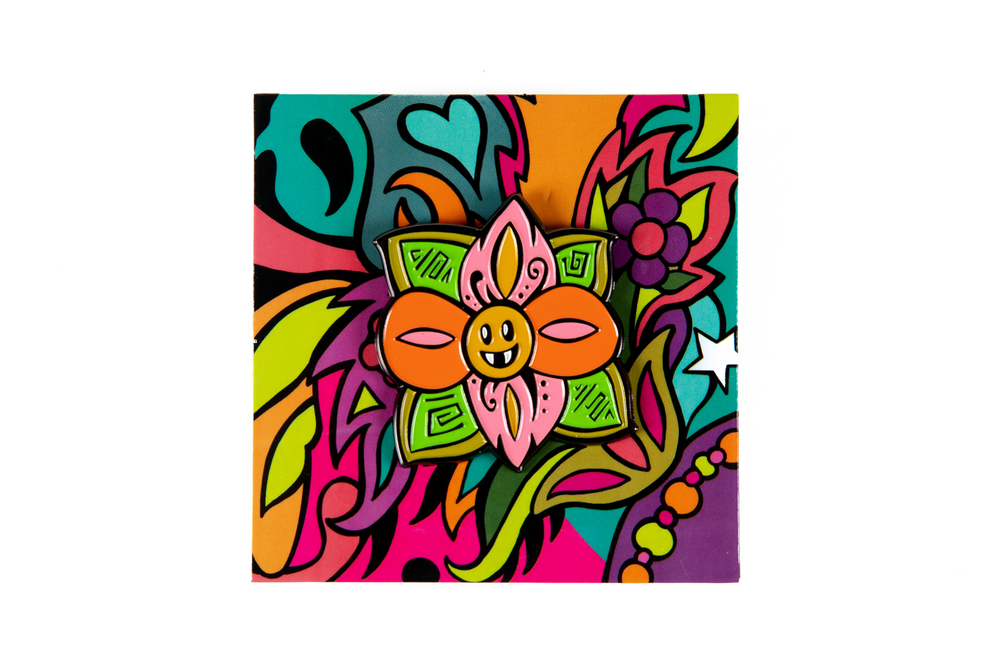 Ellie Paisley Fanged Flower Hat Pin - Headshop.com