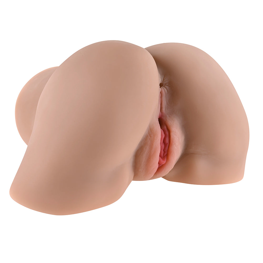 Zero Tolerance Rear Beauty Rechargeable Remote Controlled Vibrating Sucking Dual Entry Masturbator TPE Light - Headshop.com