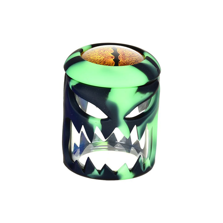 Monster Silicone on Glass Jar - 2.7"/ 80mL / 6CT - Headshop.com