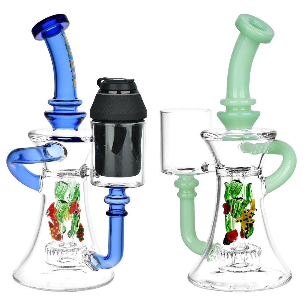 Pulsar Aquatic Soiree Recycler Water Pipe For Puffco Proxy | 8.5" - Headshop.com