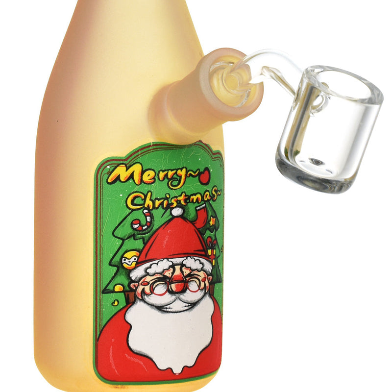 Christmas Spirits Bottle Glass Rig - 7.25" / 14mm F - Headshop.com