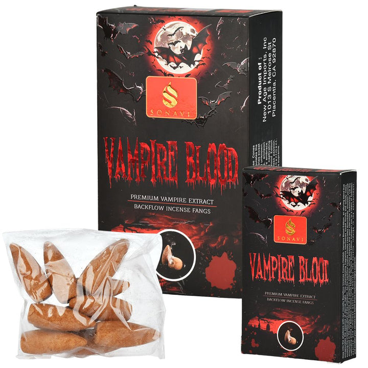 SONAVI Vampire Blood Backflow Incense Cones - 10pc 12 Pk - Headshop.com