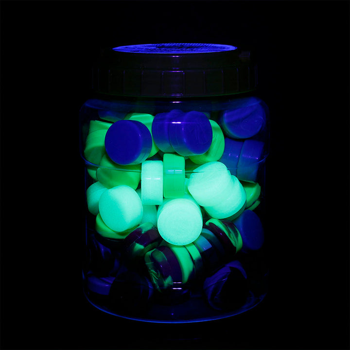 100PC DISP- Pulsar RIP Silicone Container- 32mm / 3mL / Asst - Headshop.com