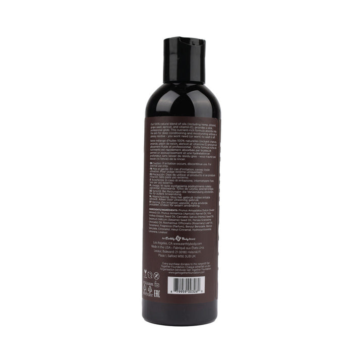 Earthly Body Hemp Seed Massage Oil Guavalava 8 oz. - Headshop.com