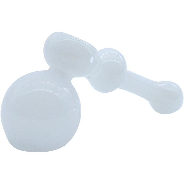 LA Pipes "Ivory Hammer" Glass Hammer Bubbler Pipe - Headshop.com