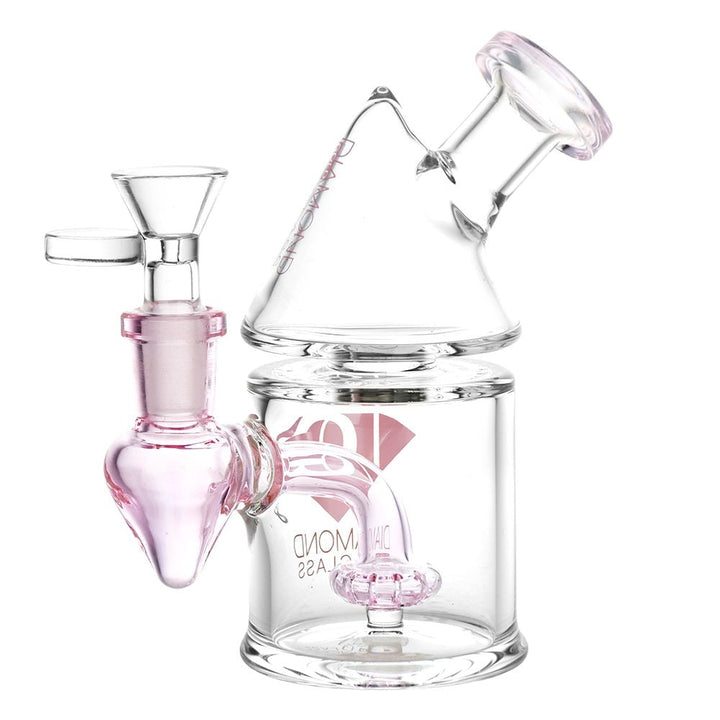 Diamond Glass Missile Mini Rig - 5" / 14mm F - Headshop.com