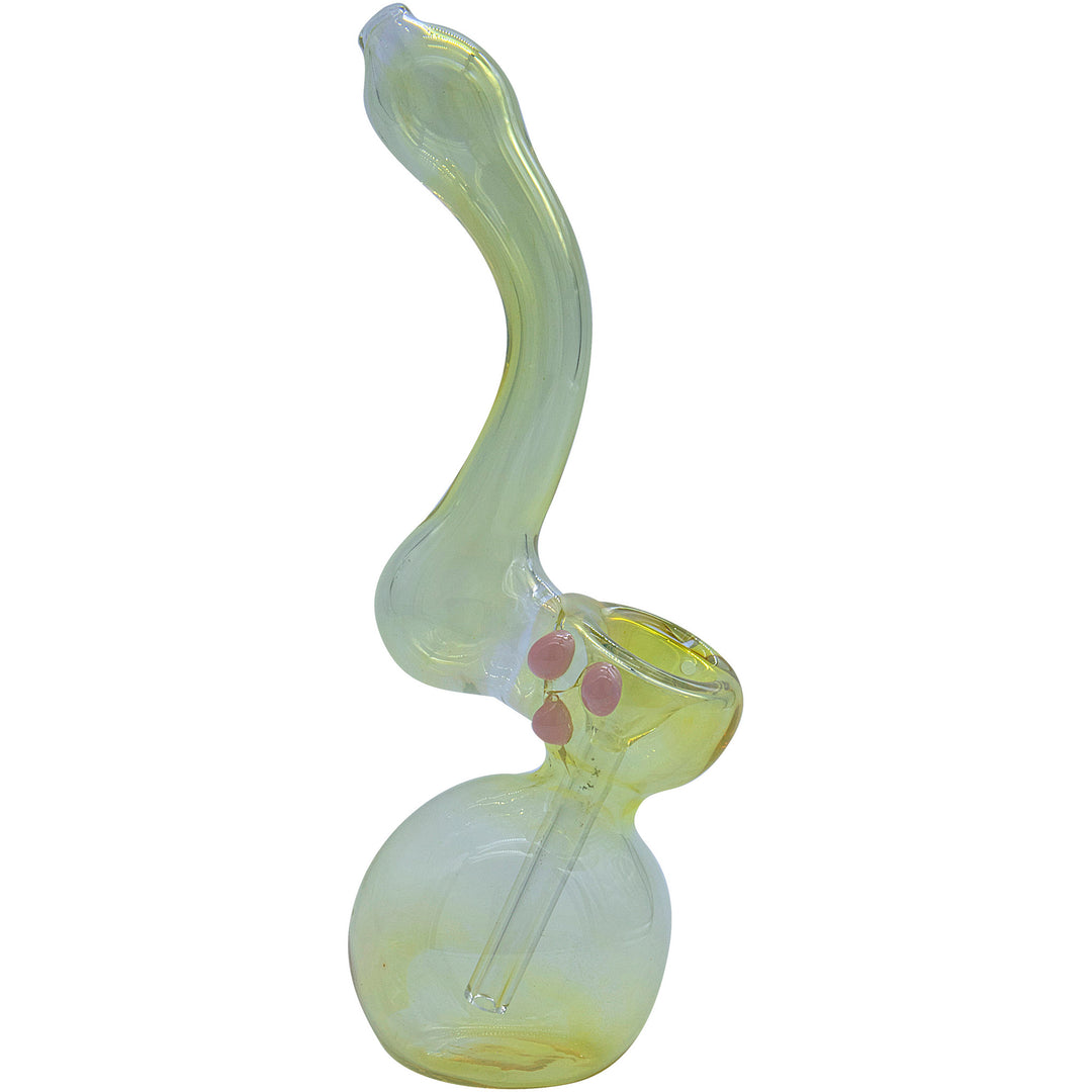 LA Pipes "Silver Sherlock" Fumed Sherlock Bubbler Pipe (Various Colors) - Headshop.com