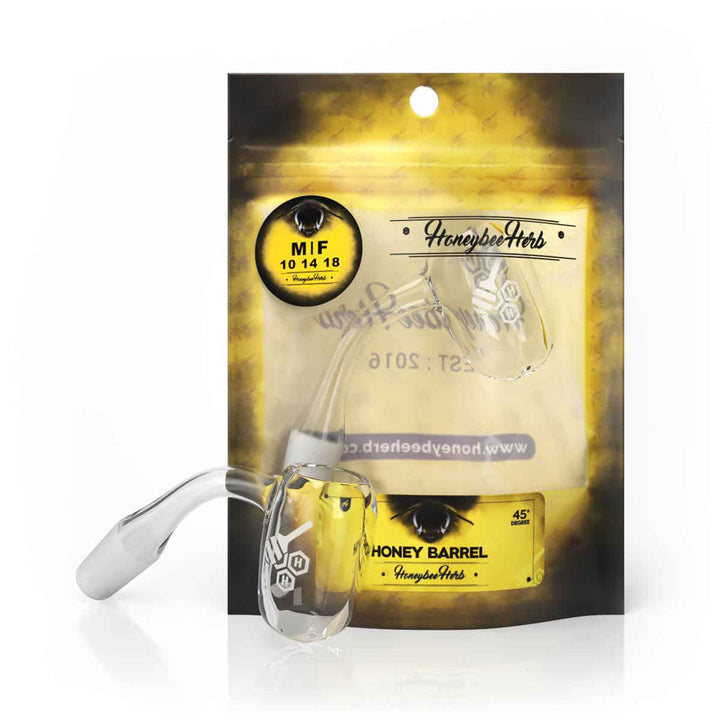 HONEY BARREL QUARTZ BANGER - 45° DEGREE | YL - Headshop.com