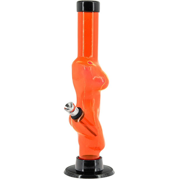 Acrylic Lady Contour Bong 8"  - Multiple Colors
