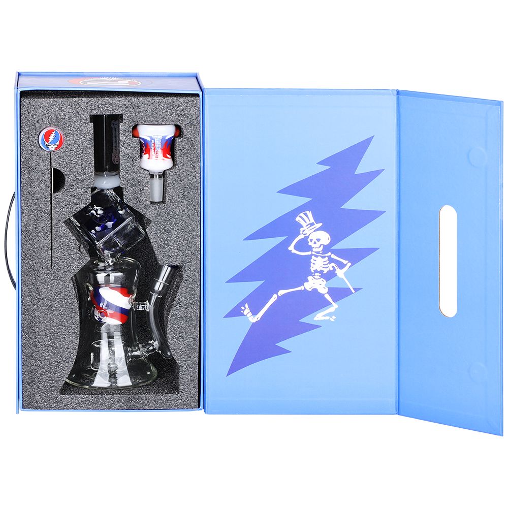 Grateful Dead x Pulsar Tesseract Hypercube Glass Water Pipe - Headshop.com