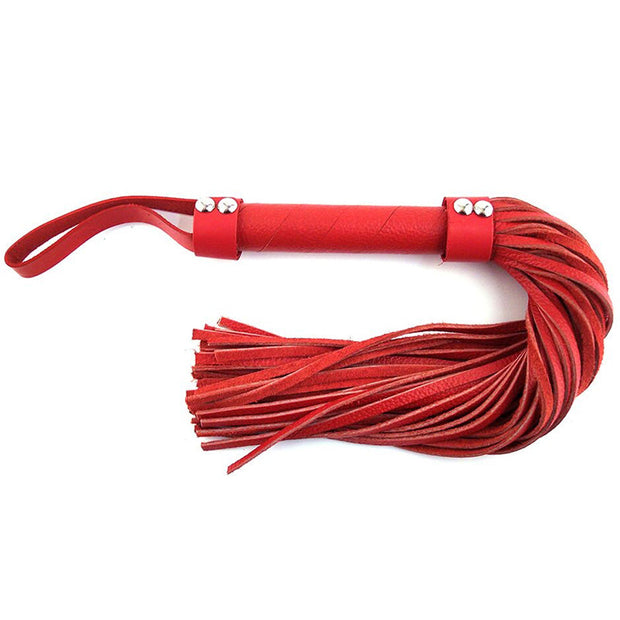 Rouge H-Style Leather Flogger Red - Headshop.com